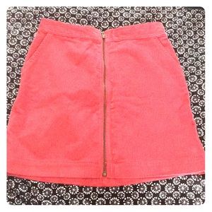 Pink/Dark blush corduroy GAP Skirt